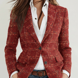 Retro Plaid Blazer