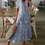 LUNA | BOHO MIDI DRESS FOR A CASUAL LOOK