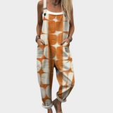 Jumpsuit - Retro Sun Motif Radiant