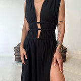Zolla - Textured Dress with Slit