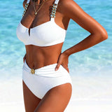 Robin | Elegant Bikini With Metal Belt