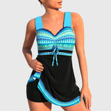Corinne | Colorful Two-Piece Swimsuit