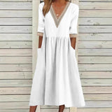 LIVIA | MIDILENGTH LACE DRESS