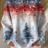 Alva | Christmas Sweater with Soft Pine Tree Pattern