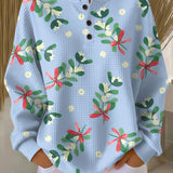 Rikke | Soft Sweater with Christmas Motif