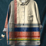 Lena | Artistic Stripes Shirt