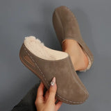 Arnellia Cozy Fleece Slip-On Mules