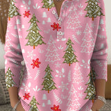 Sofie | Christmas Sweater with Buttons