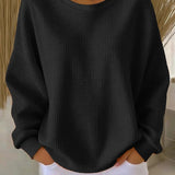 Diane | Classic Waffle Knit Sweater