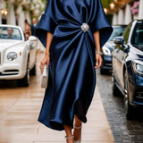 Savannah - Luxe Shimmer Satin Long Dress