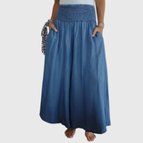 Pants - Comfortable Trousers with Elastic Waistband, Floating Comfort & Boho Style