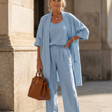 Yael | Three Piece Relaxed Top Pant Set