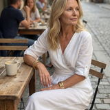 Wanda | Cross Front Wide Leg Jumpsuit