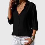 Gwen | Elegant Long Sleeve Chiffron Blouse