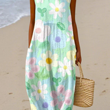 Erin™ Pastel Blossom Midi Dress