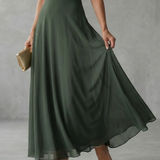 June | Off Shoulder Draped Midi Dress
