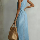 Julia™ | Retro Lace Denim Dress