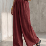 Wanda | Cross Front Wide Leg Jumpsuit
