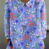 Shelby - Whimsical Garden Blouse