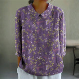 Angela - Lavender Meadow Blouse
