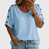 Bellie | Casual Loose Button Up Shirt