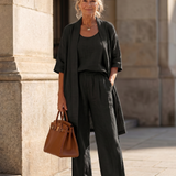 Yael | Three Piece Relaxed Top Pant Set