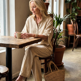 Amity | Button Front Relaxed Tunic Trouser Set