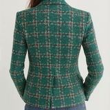 Retro Plaid Blazer