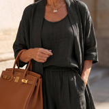 Yael | Three Piece Relaxed Top Pant Set