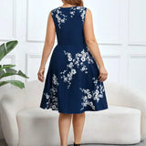 Danica - Floral Print Wrap Dress