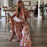 Shera - Maxi Dress with Floral Pattern