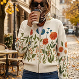 Juniper | Wildflower Meadow Zip Cardigan