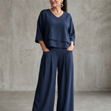 River | Layered Top Wide Leg Set