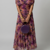 Calen | Off Shoulder Flow Midi Dress