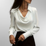 Alivia | Elegant Satin Blouse
