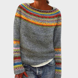 Charlotte - Retro Scandinavian knitted sweater