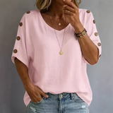 Bellie | Casual Loose Button Up Shirt