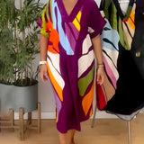 Rianna - Dress with Abstract Pattern