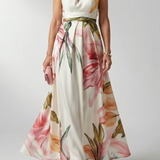 Amiel | Light Floral Maxi Dress