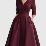 Yan | Elegant Midi Dress
