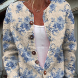 Daysie™ | Vintage Print Cardigan Sweater
