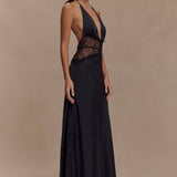 Bethany - Lace and Satin Dress