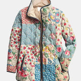Thomasine™ | Floral Patchwork Quilted Jacket