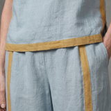 Inara | Sleeveless Top Wide Leg Contrast Pants Set