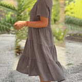 Bexley - Casual Summer Dress with V-Neck