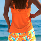Abigail | Stylish Tankini with Tropical Skirt