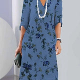 ELEANOR | FLORAL A-LINE DRESS