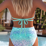Helen | Bikini Two Piece Sexy Printed Bra