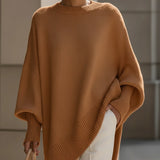 Oversized Knit Poncho Sweater