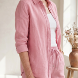 Noor | Long Sleeve Shirt Tapered Pants Set